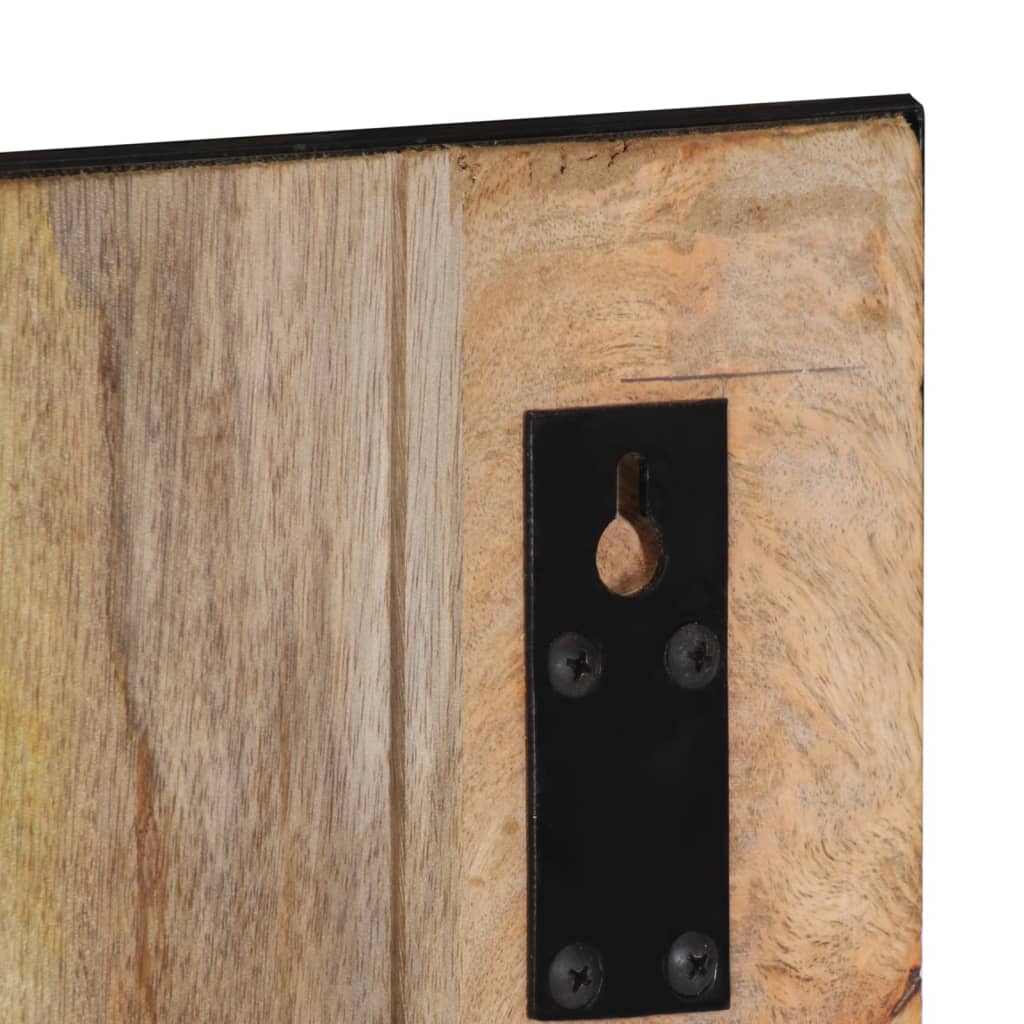 vidaXL Κρεμάστρα Ρούχων 35x8x110 εκ. Μασίφ Ακατέργαστο Ξύλο Μάνγκο