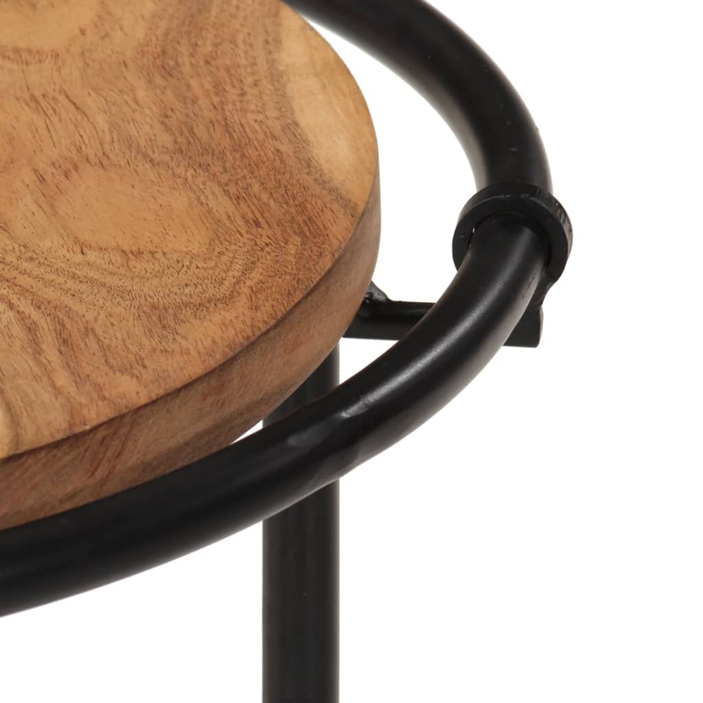 vidaXL Τραπεζάκια Ζιγκόν 3 τεμ. από Μασίφ Ξύλο Ακακίας