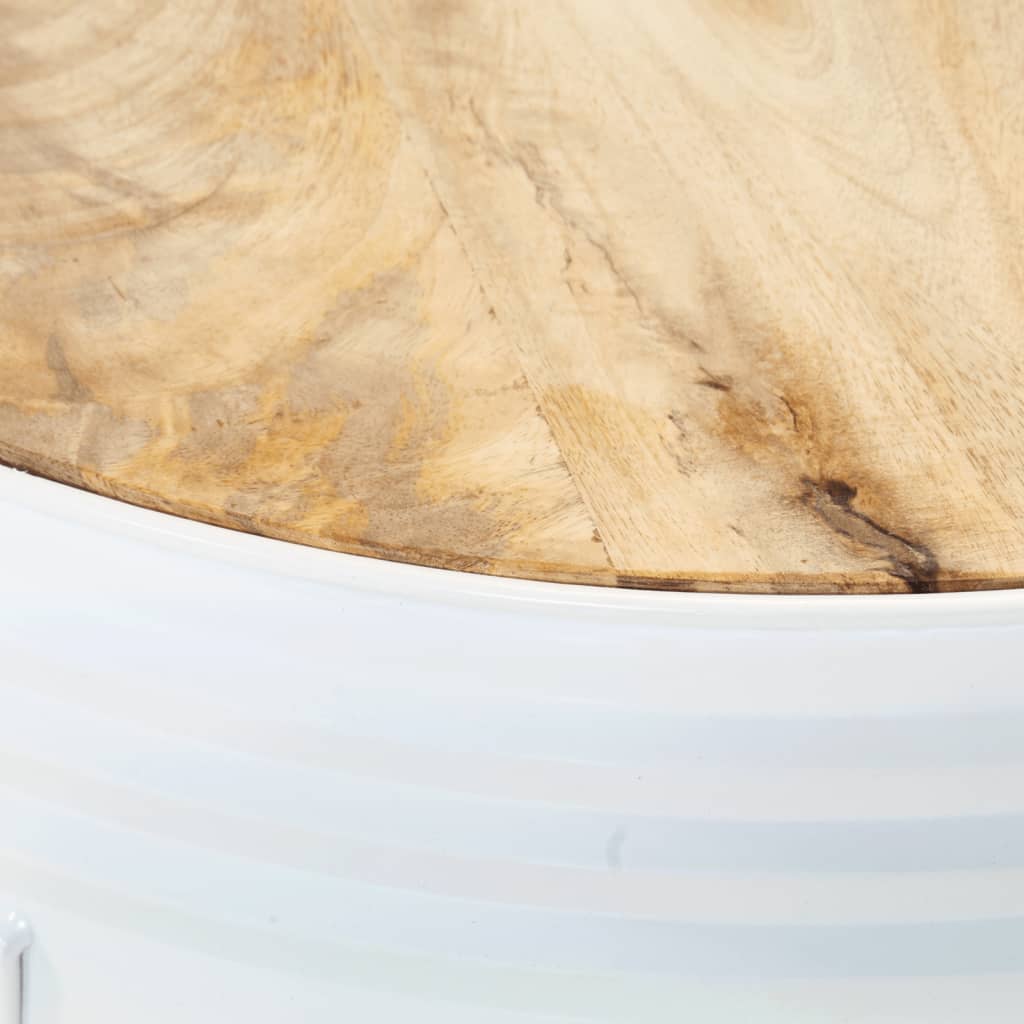 vidaXL Τραπέζια Μπαρ Σχήμα Ντραμς 3Τεμ. από Μασίφ Ακατ. Ξύλο Μάνγκο