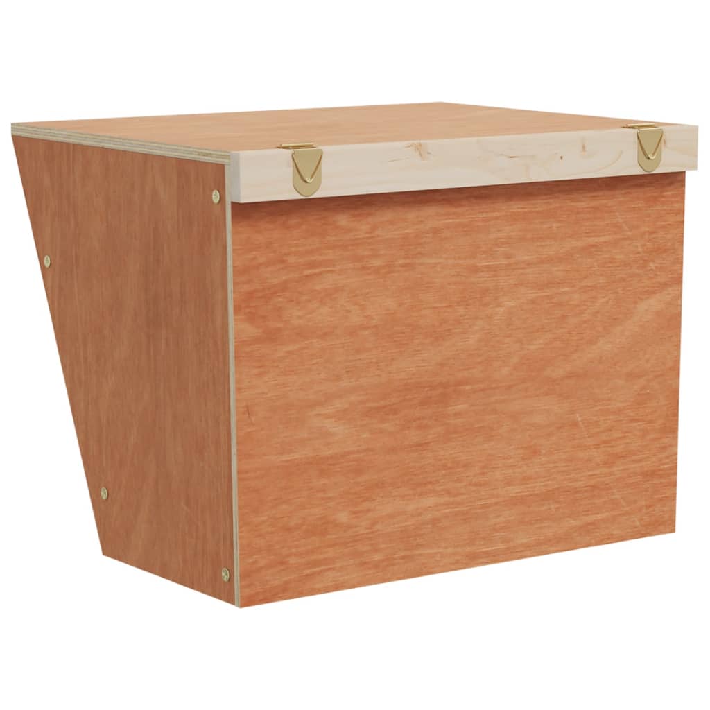 vidaXL Ταΐστρα Κουνελιών 25 x 18,5 x 20,5 εκ. από Μασίφ Ξύλο Ελάτης