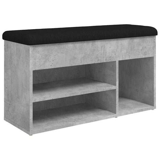 vidaXL Παπουτσοθήκη Γκρι Σκυρ. 82x32x45,5 εκ. από Επεξεργασμένο Ξύλο