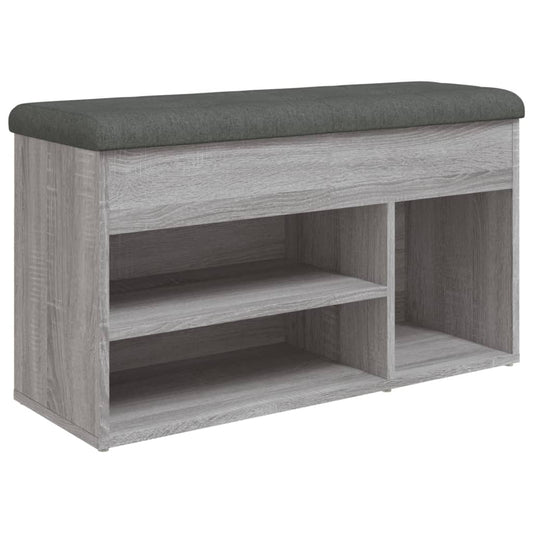 vidaXL Παπουτσοθήκη Γκρι Sonoma 82x32x45,5 εκ. από Επεξεργασμένο Ξύλο