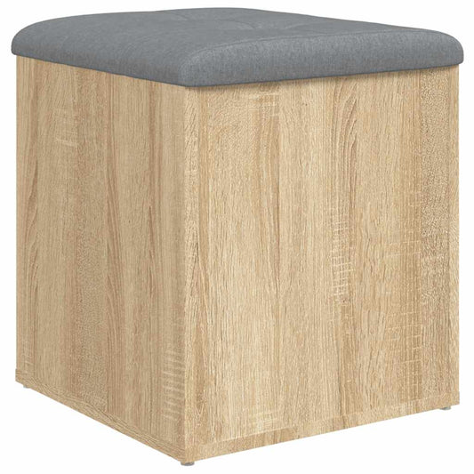 vidaXL Πάγκος Αποθήκευσης Sonoma Δρυς 42x42x45 εκ. από Τεχνητό Ξύλο