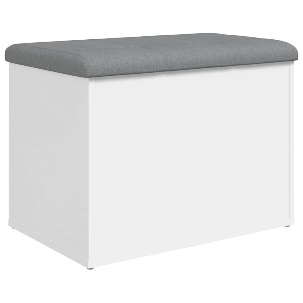 vidaXL Πάγκος Αποθήκευσης Λευκός 62x42x45 εκ. από Τεχνητό Ξύλο
