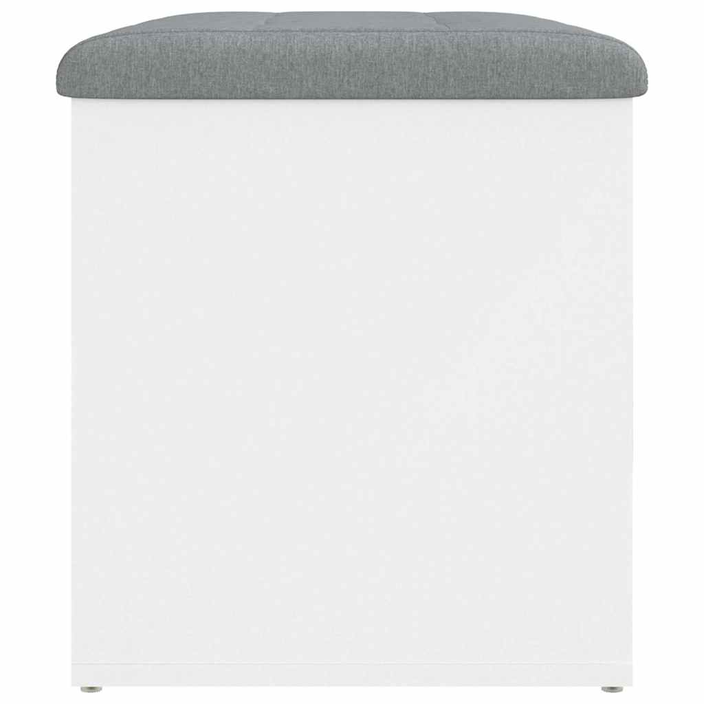 vidaXL Πάγκος Αποθήκευσης Λευκός 62x42x45 εκ. από Τεχνητό Ξύλο