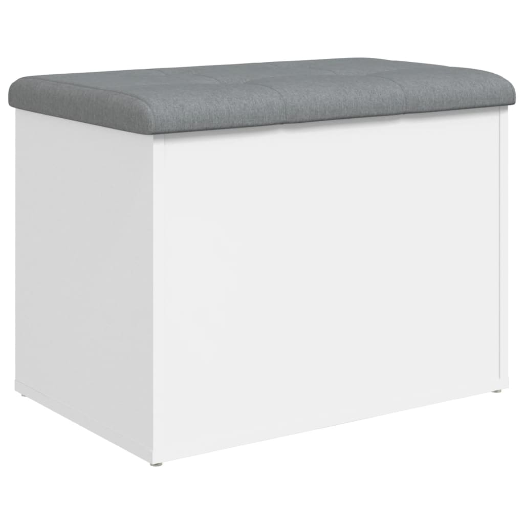 vidaXL Πάγκος Αποθήκευσης Λευκός 62x42x45 εκ. από Τεχνητό Ξύλο
