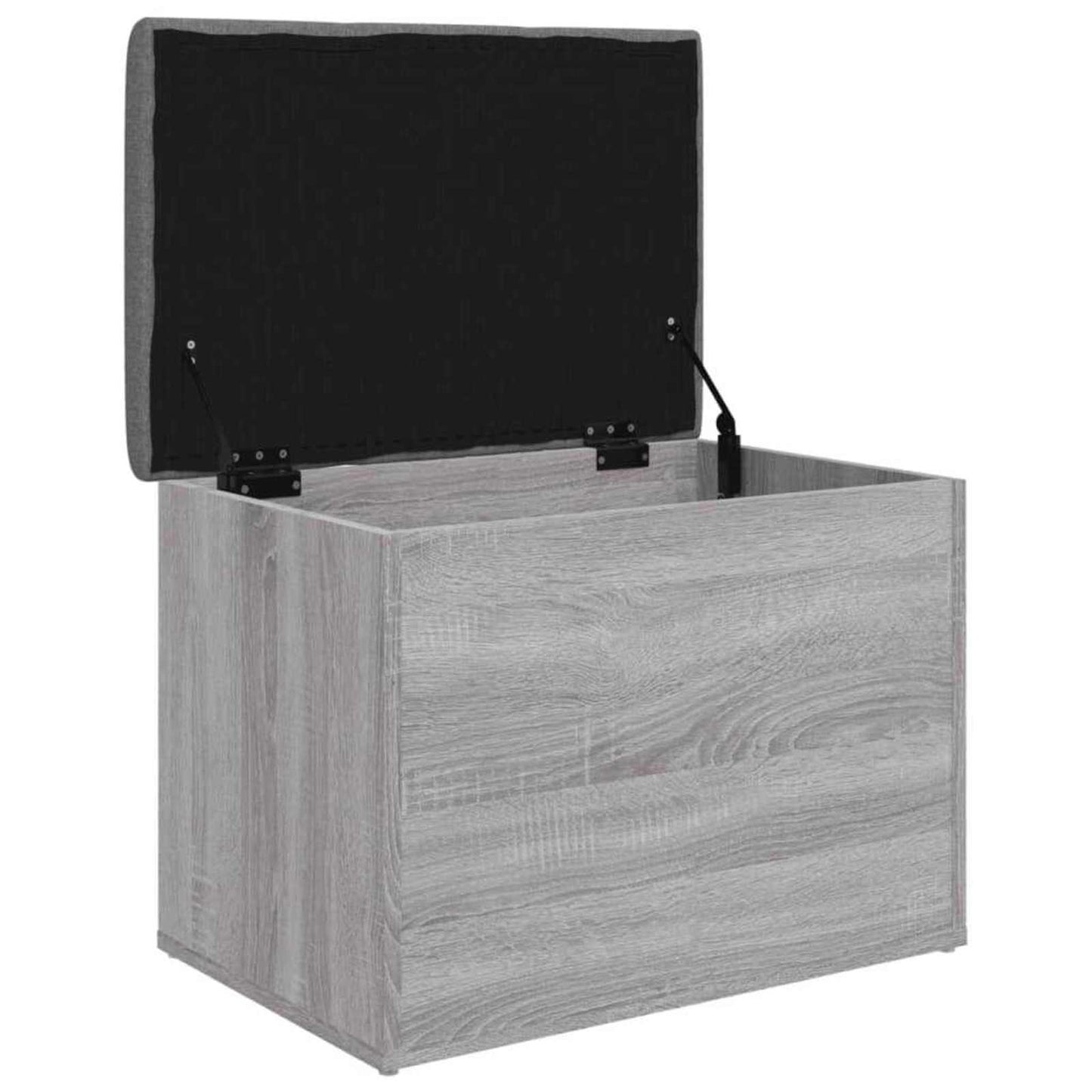 vidaXL Παγκάκι Αποθήκευσης Γκρι Sonoma 62x42x45 εκ. Επεξεργασμένο Ξύλο