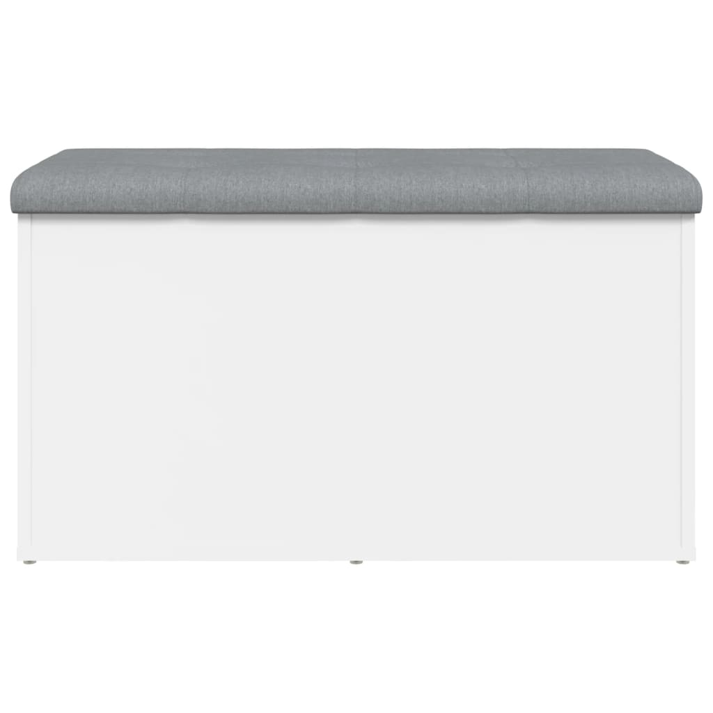 vidaXL Πάγκος Αποθήκευσης Λευκός 82x42x45 εκ. από Τεχνητό Ξύλο