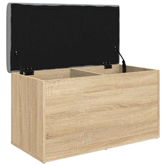 vidaXL Πάγκος Αποθήκευσης Sonoma Δρυς 82 x 42 x 45 εκ. από Τεχνητό Ξύλο