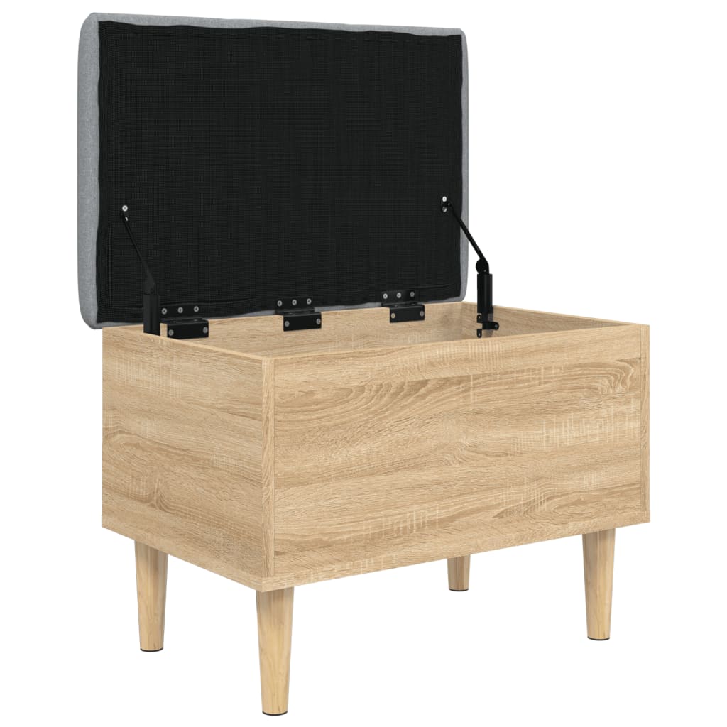 vidaXL Παγκάκι Αποθήκευσης Sonoma Δρυς 62x42x46 εκ. Επεξεργασμένο Ξύλο