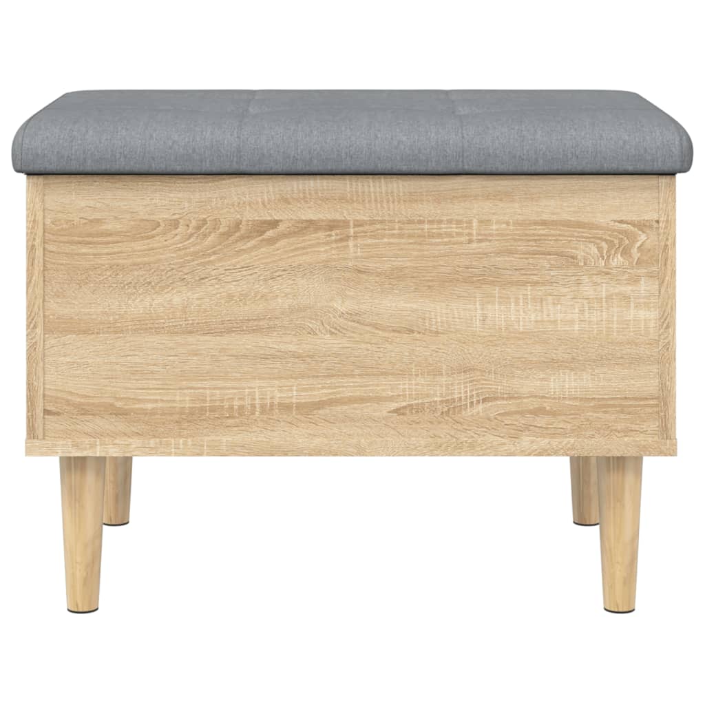 vidaXL Παγκάκι Αποθήκευσης Sonoma Δρυς 62x42x46 εκ. Επεξεργασμένο Ξύλο