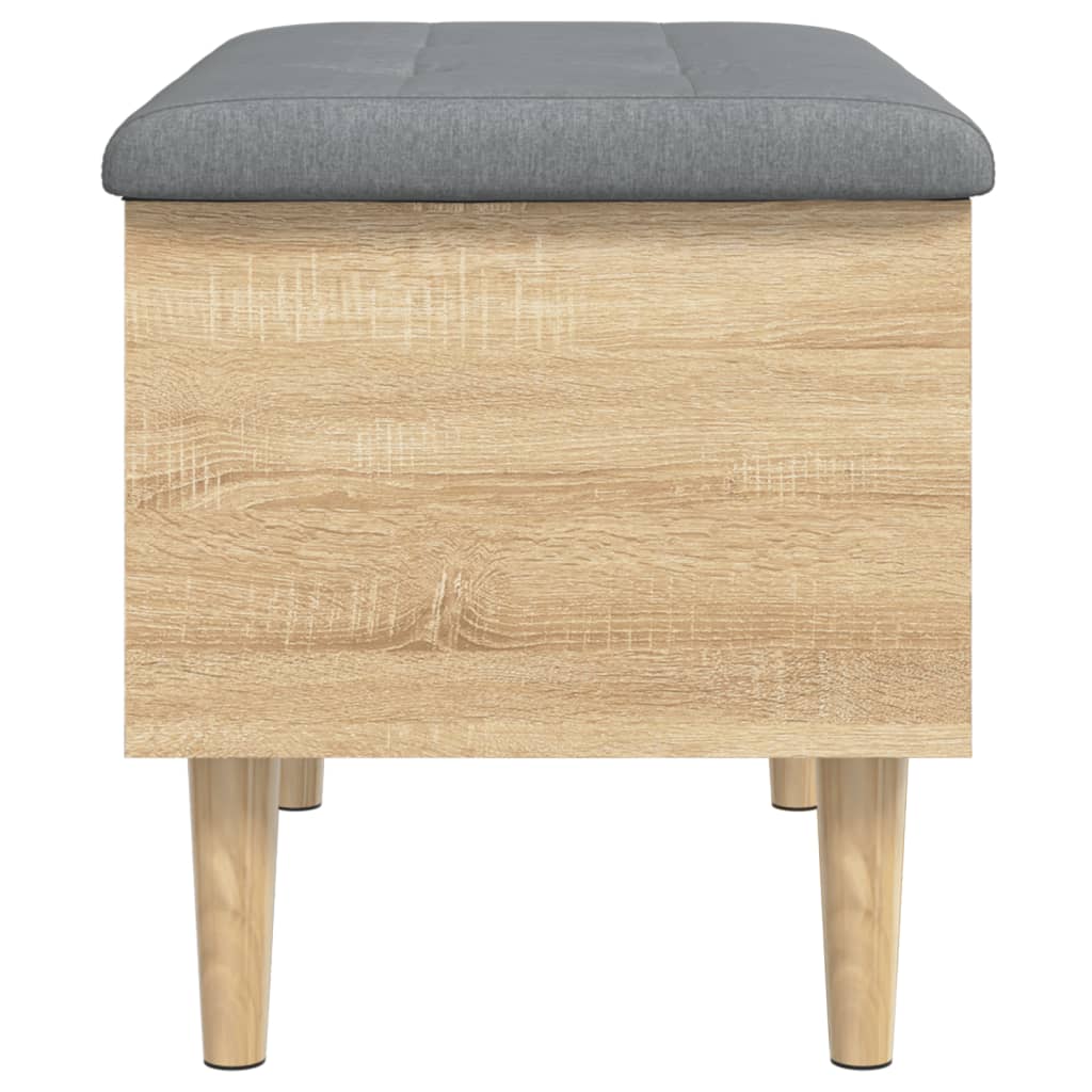 vidaXL Παγκάκι Αποθήκευσης Sonoma Δρυς 62x42x46 εκ. Επεξεργασμένο Ξύλο