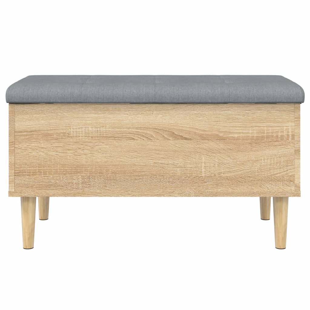 vidaXL Παγκάκι Αποθήκευσης Sonoma Δρυς 82x42x46 εκ. Επεξεργασμένο Ξύλο