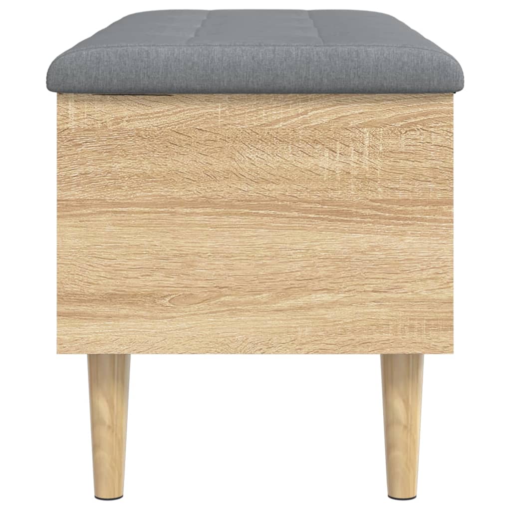 vidaXL Παγκάκι Αποθήκευσης Sonoma Δρυς 82x42x46 εκ. Επεξεργασμένο Ξύλο