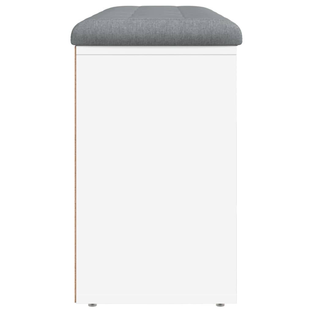 vidaXL Παπουτσοθήκη Λευκή 102 x 32 x 50 εκ. από Επεξεργασμένο Ξύλο