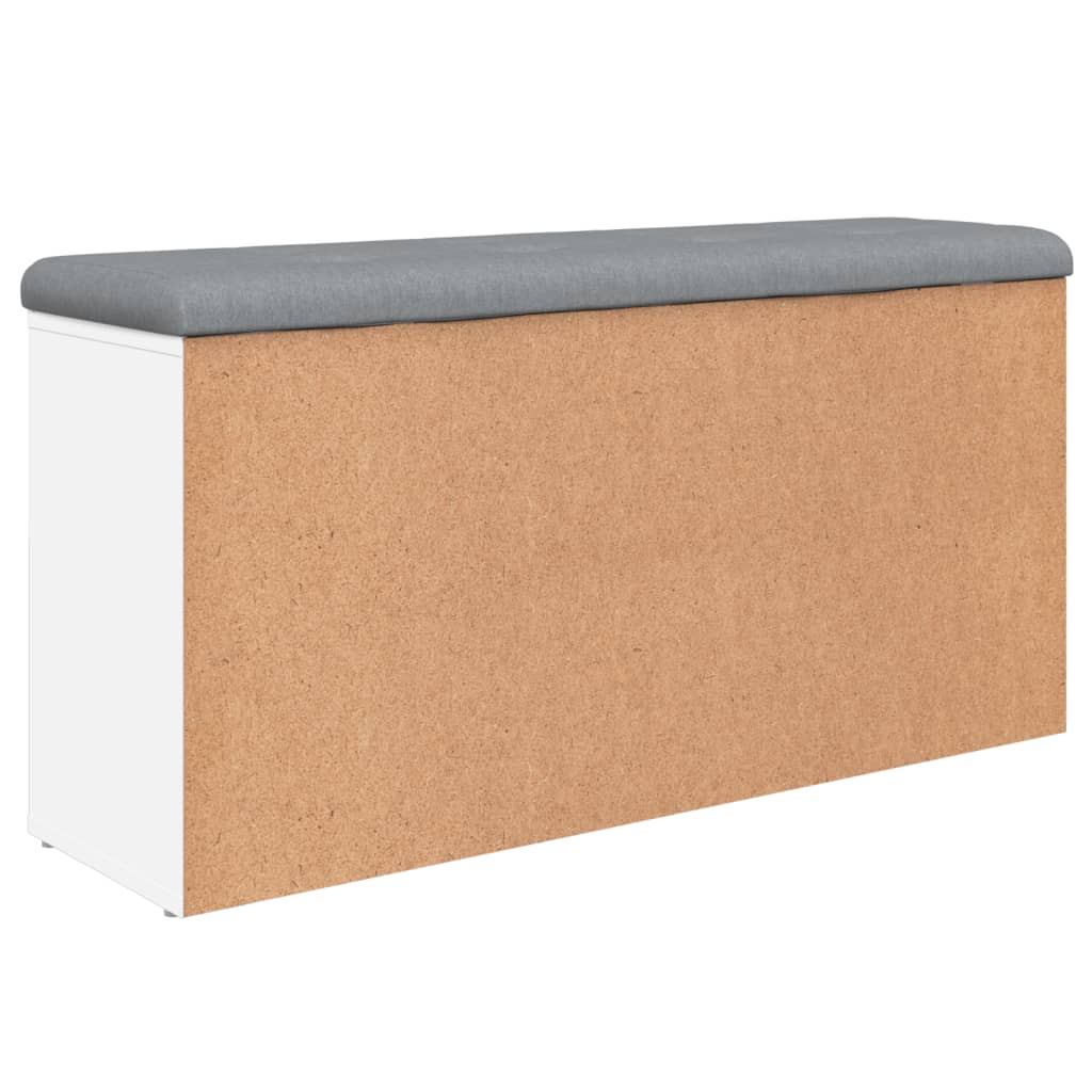 vidaXL Παπουτσοθήκη Λευκή 102 x 32 x 50 εκ. από Επεξεργασμένο Ξύλο