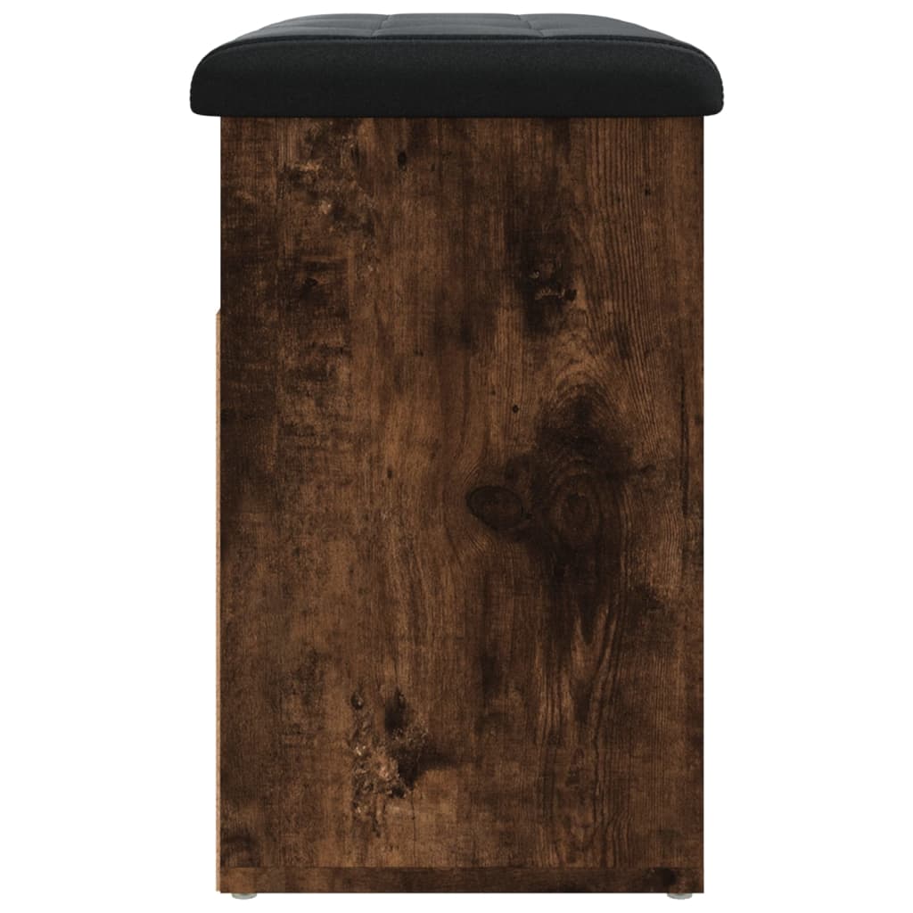 vidaXL Παπουτσοθήκη Καπνιστή Δρυς 62x32x50 εκ. από Επεξεργασμένο Ξύλο