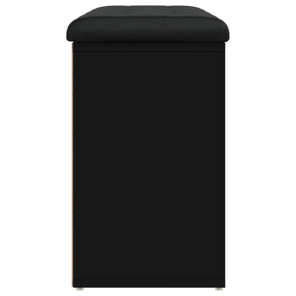 vidaXL Παπουτσοθήκη Μαύρη 82 x 32 x 50 εκ. από Επεξεργασμένο Ξύλο