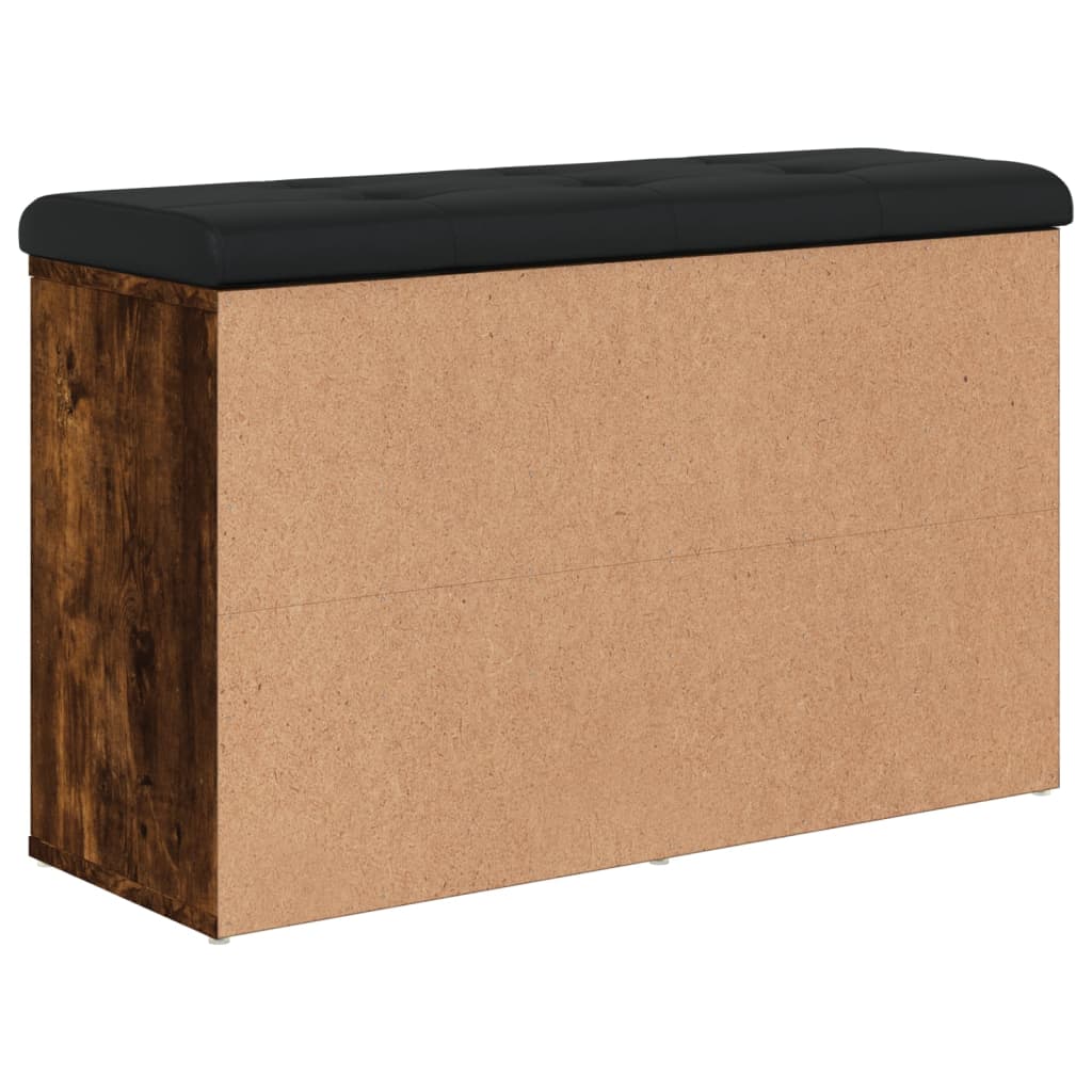 vidaXL Παπουτσοθήκη Καπνιστή Δρυς 82x32x50 εκ. από Επεξεργασμένο Ξύλο