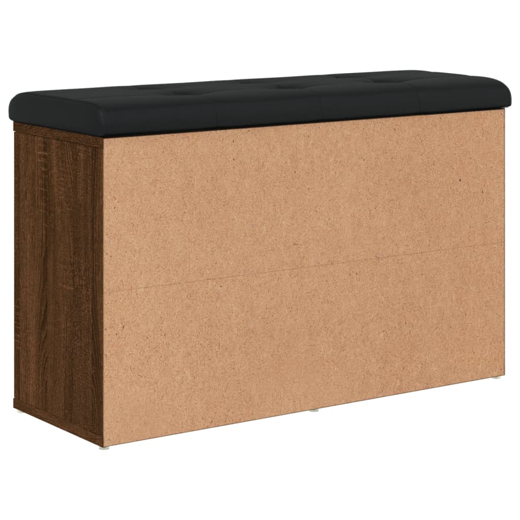 vidaXL Παπουτσοθήκη Καφέ Δρυς 82x32x50 εκ. από Επεξεργασμένο Ξύλο