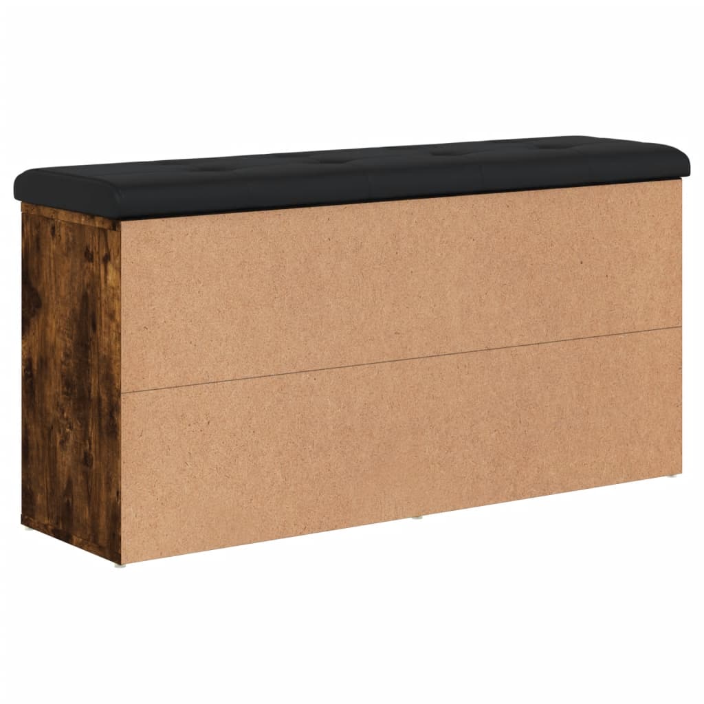 vidaXL Παπουτσοθήκη Καπνιστή Δρυς 102x32x50 εκ. από Επεξεργασμένο Ξύλο