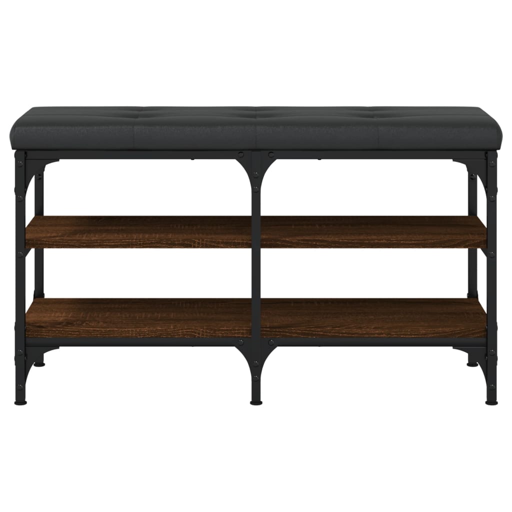 vidaXL Παπουτσοθήκη Καφέ Δρυς 82x32x47 εκ. από Επεξεργασμένο Ξύλο