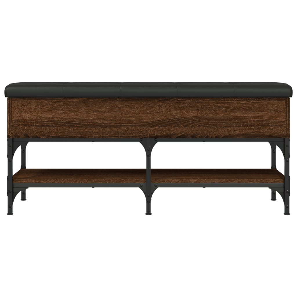 vidaXL Παπουτσοθήκη Καφέ Δρυς 102x32x45 εκ. από Επεξεργασμένο Ξύλο