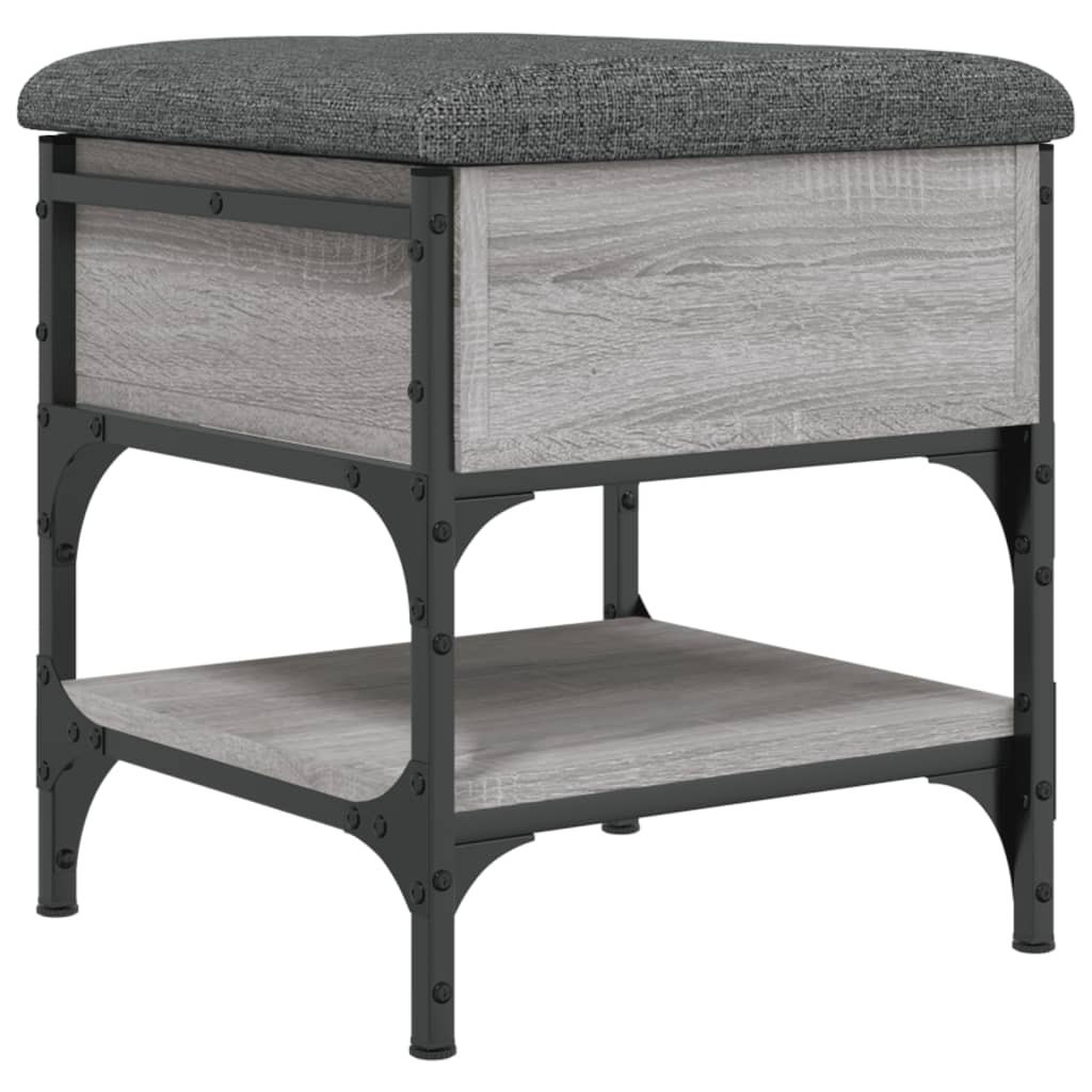 vidaXL Παπουτσοθήκη Γκρι Sonoma 42x42x45 εκ. από Επεξεργασμένο Ξύλο