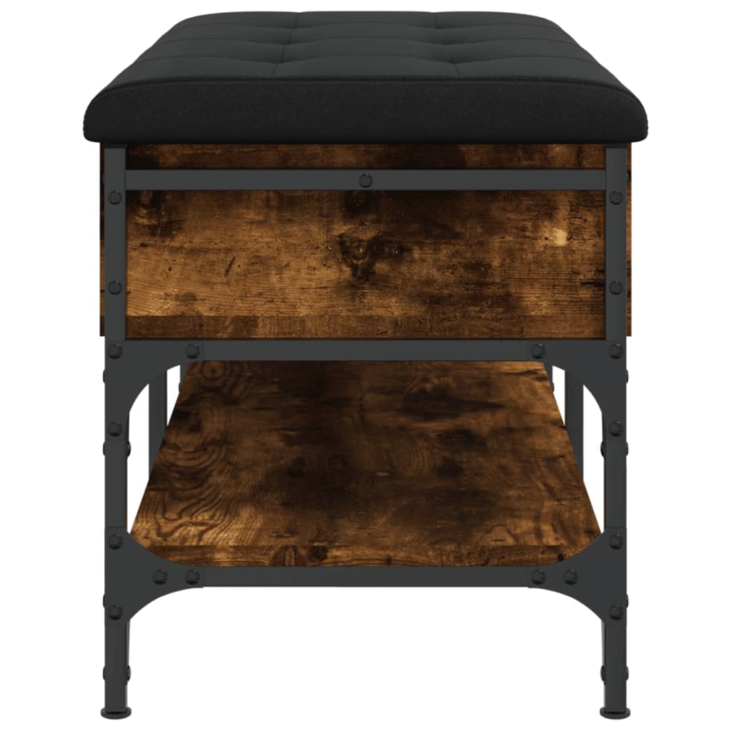 vidaXL Παπουτσοθήκη Καπνιστή Δρυς 82x42x45 εκ. από Επεξεργασμένο Ξύλο