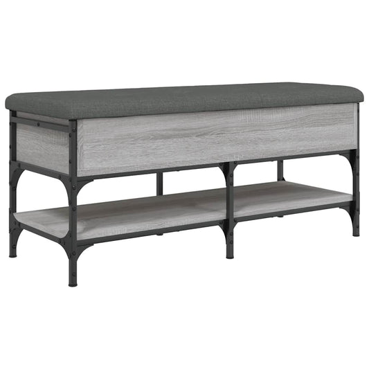 vidaXL Παπουτσοθήκη Γκρι Sonoma 102x42x45 εκ. από Επεξεργασμένο Ξύλο