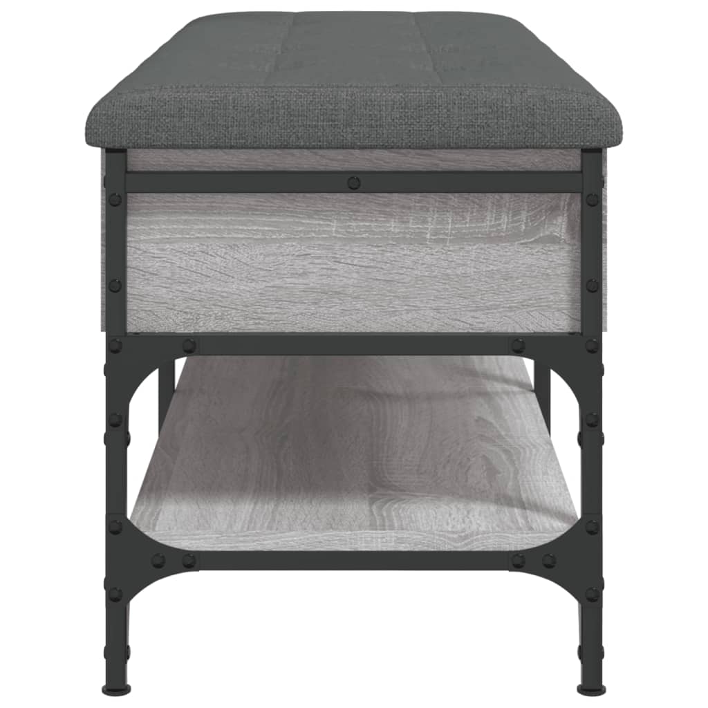 vidaXL Παπουτσοθήκη Γκρι Sonoma 102x42x45 εκ. από Επεξεργασμένο Ξύλο
