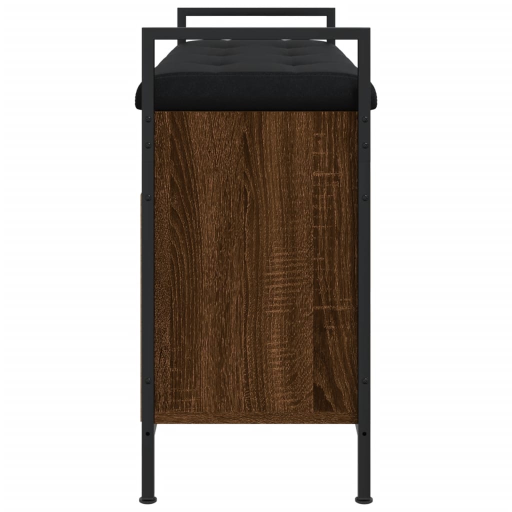 vidaXL Παπουτσοθήκη Καφέ Δρυς 85,5x32x57,5 εκ. από Επεξεργασμένο Ξύλο