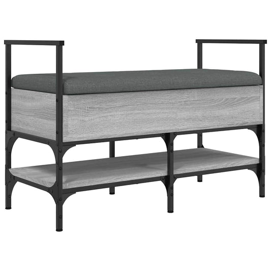 vidaXL Παπουτσοθήκη Γκρι Sonoma 85,5x42x57,5εκ. από Επεξεργασμένο Ξύλο
