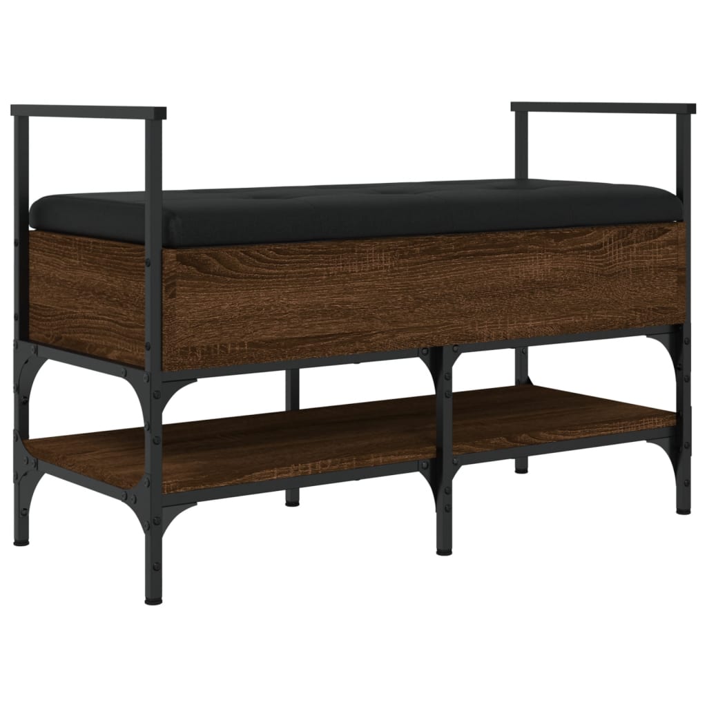 vidaXL Παπουτσοθήκη Καφέ Δρυς 85,5x42x57,5 εκ. από Επεξεργασμένο Ξύλο