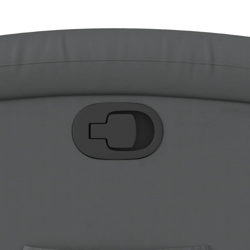 vidaXL Πολυθρόνα Ανακλινόμενη με Ανύψωση Γκρι Συνθετικό Δέρμα