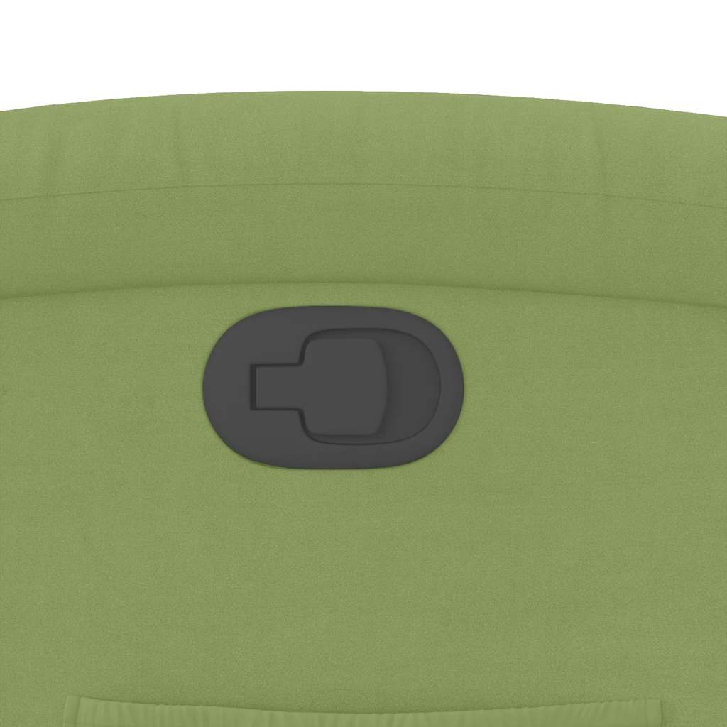 vidaXL Πολυθρόνα Ανακλινόμενη με Ανύψωση Ανοιχτό πράσινο Βελούδινη