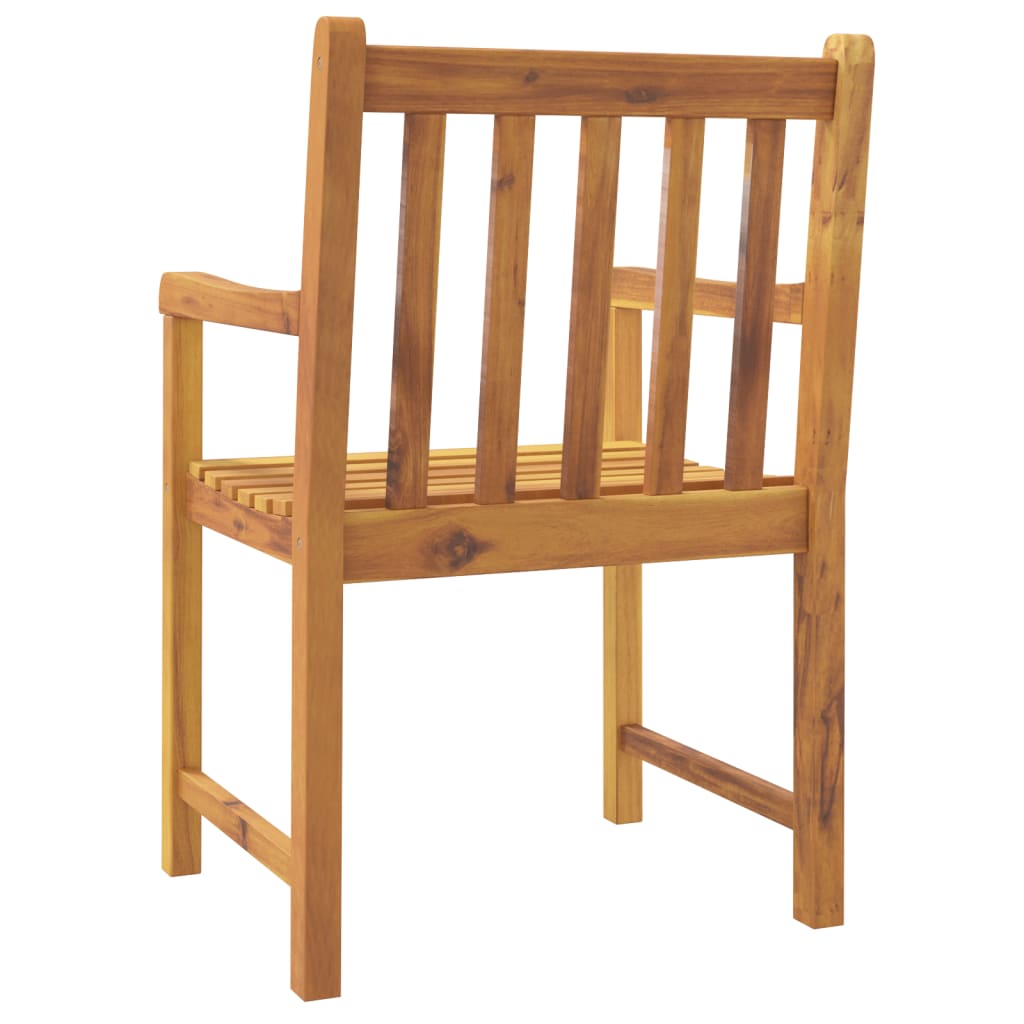 vidaXL Καρέκλες Κήπου 4 τεμ. 56 x 55,5 x 90 εκ. από Μασίφ Ξύλο Ακακίας