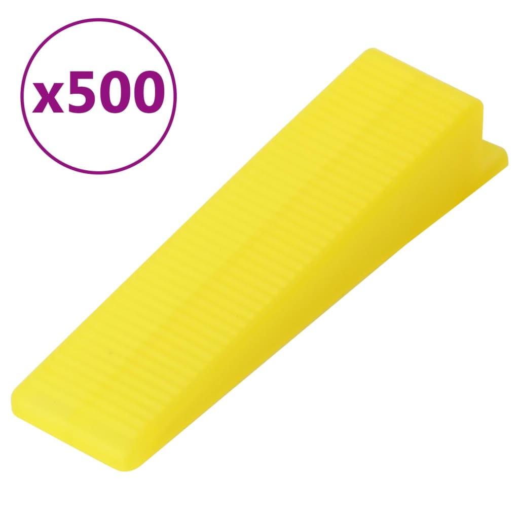 vidaXL Σύστημα Ευθυγράμμισης Πλακιδίων 500 Σφήνες 2500 Κλιπ 1 χιλ.