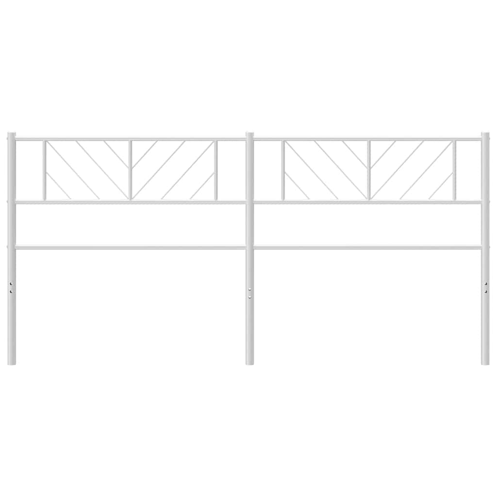 vidaXL Ανταλλακτικό κεφαλάρι Λευκό 180 εκ. Μεταλλικό