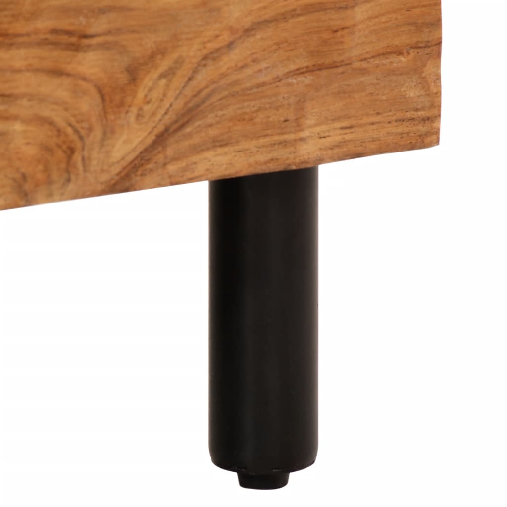 vidaXL Βοηθητικά Ντουλάπια 2 τεμ. 60x33x75 εκ. από Μασίφ Ξύλο Ακακίας
