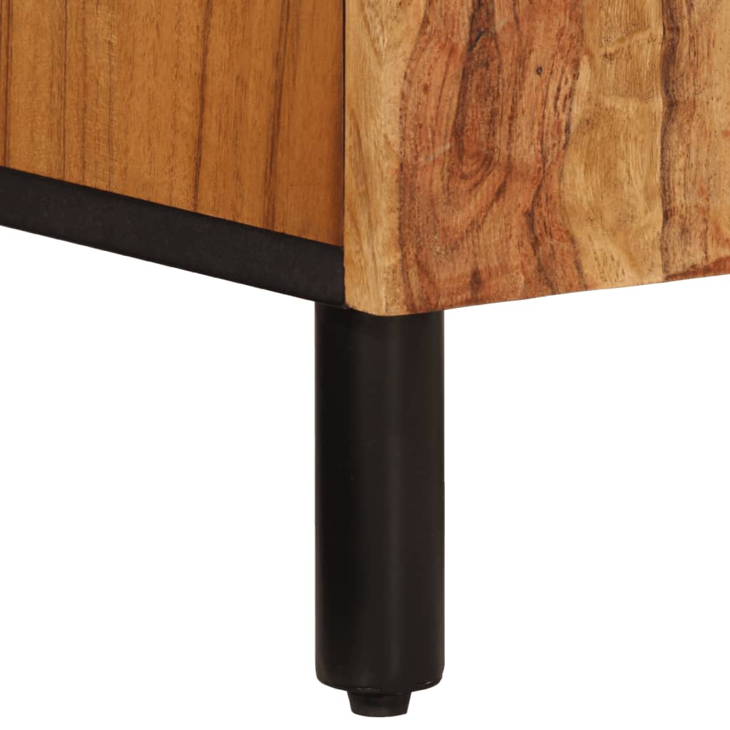 vidaXL Ντουλάπι Μπάνιου Σετ 2 Τεμαχίων από Μασίφ Ξύλο Ακακίας