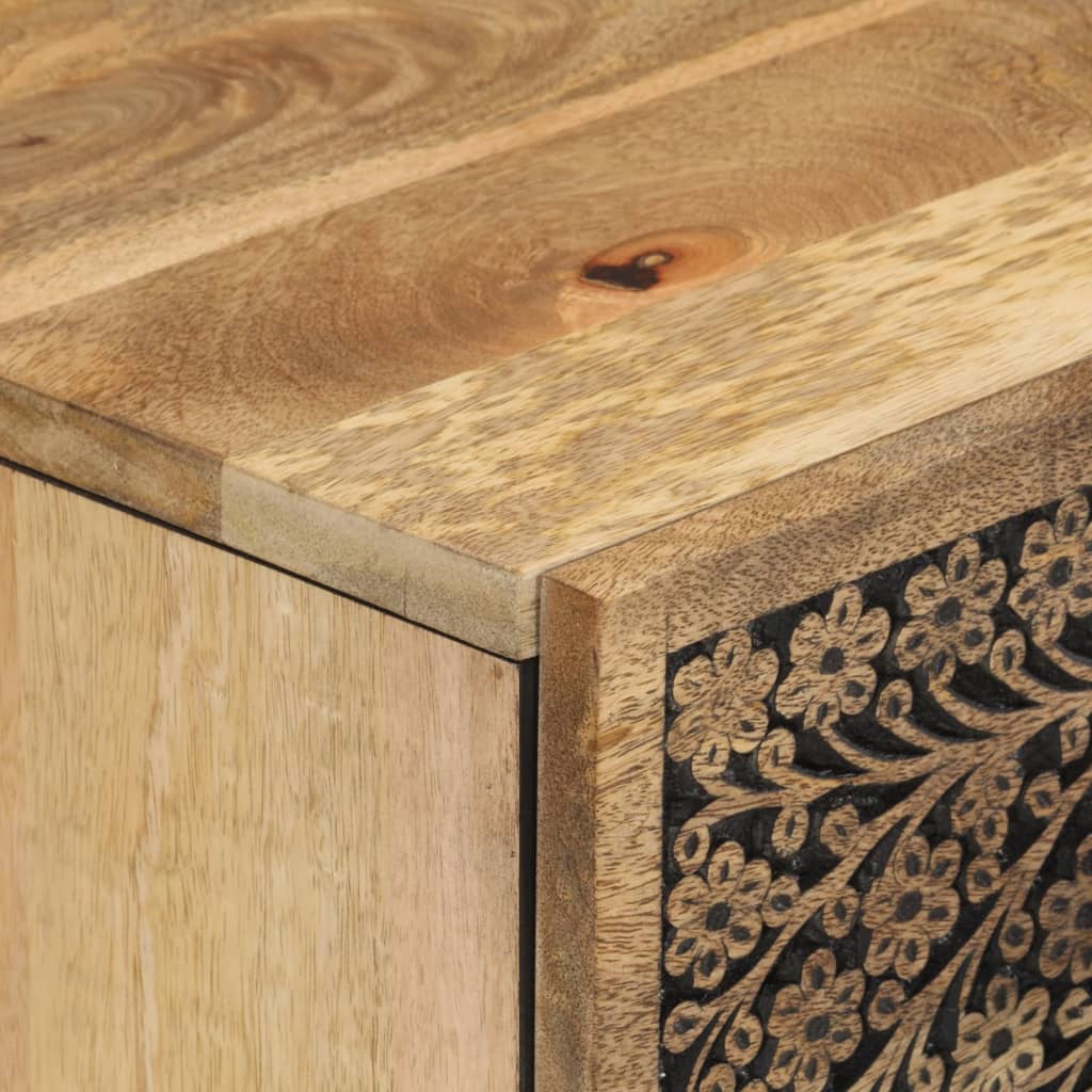 vidaXL Βοηθητικά Ντουλάπια 3 Τεμ. 60x33x75 εκ. από Μασίφ Ξύλο Μάνγκο