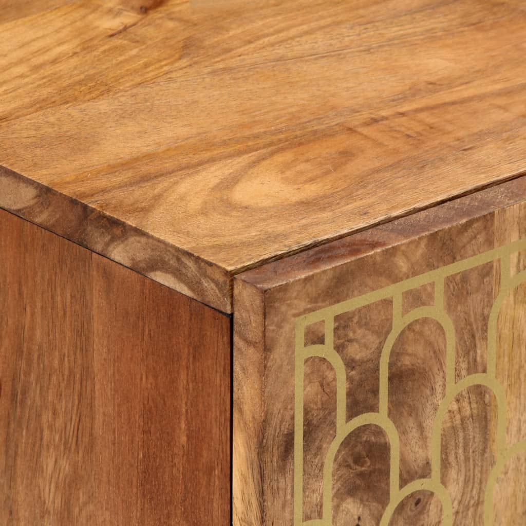 vidaXL Έπιπλα Μπάνιου Σετ 4 Τεμαχίων από Μασίφ Ξύλο Μάνγκο