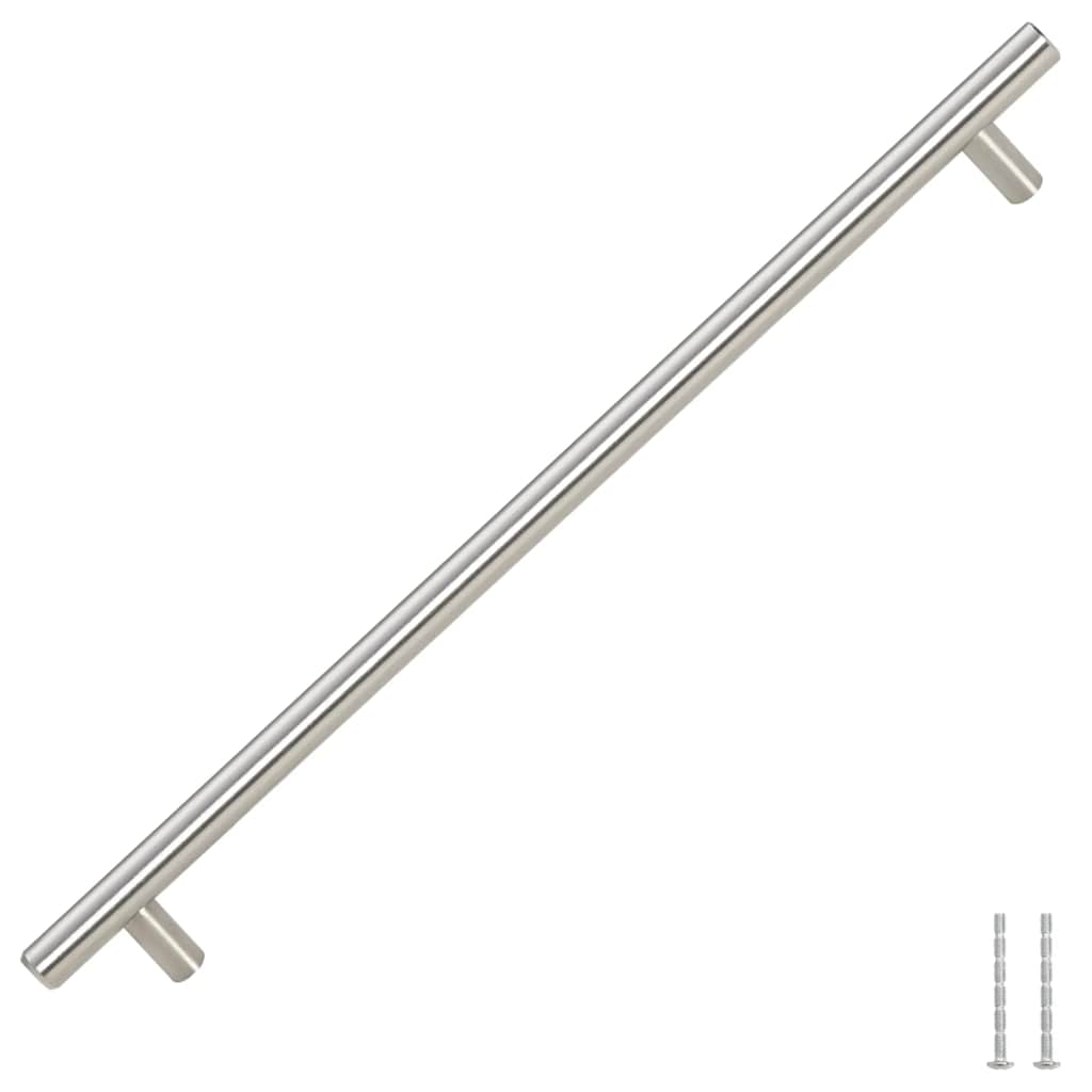 vidaXL Λαβές Ντουλαπιών 5 τεμ. Ασημί 320 χιλ. από Ανοξείδωτο Ατσάλι