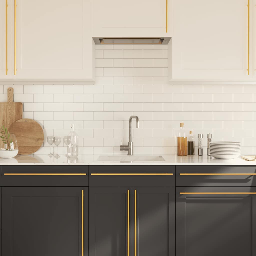 vidaXL Λαβές Ντουλαπιών 5 τεμ. Χρυσές 480 χιλ. από Ανοξείδωτο Ατσάλι