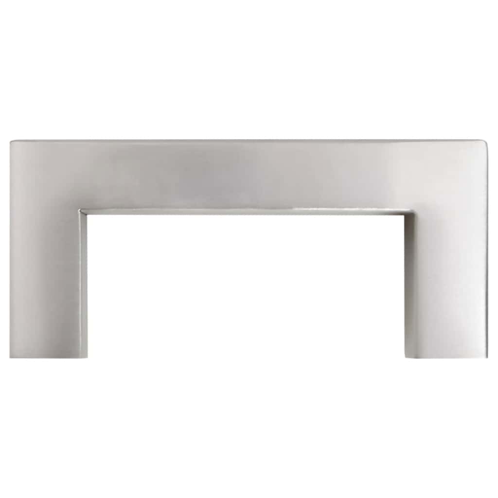 vidaXL Λαβές Ντουλαπιών 10 τεμ. Ασημί 64 χιλ. από Ανοξείδωτο Ατσάλι