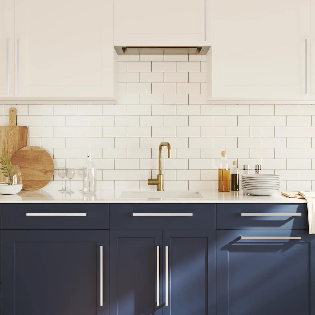 vidaXL Λαβές Ντουλαπιών 5 τεμ. Ασημί 320 χιλ. από Ανοξείδωτο Ατσάλι