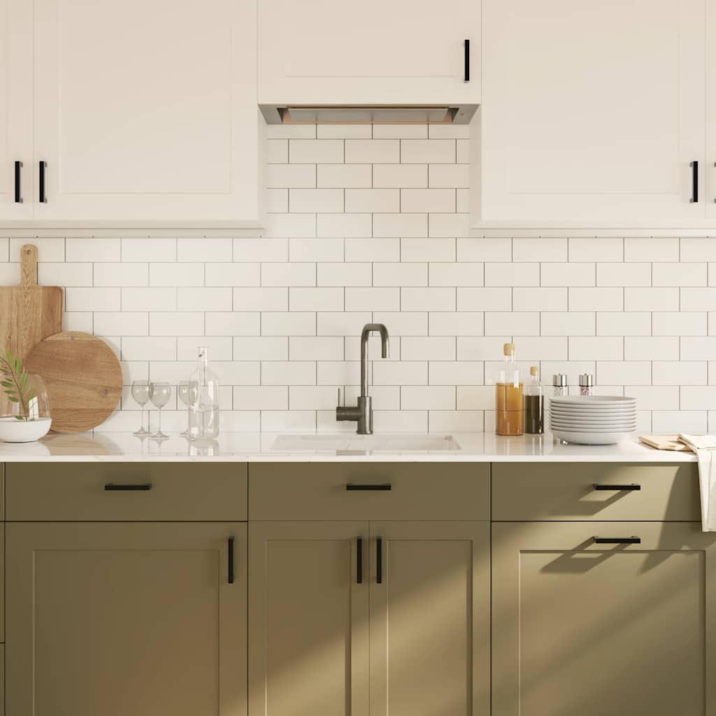 vidaXL Λαβές Ντουλαπιών 10 τεμ. Μαύρες 96 χιλ. από Ανοξείδωτο Ατσάλι