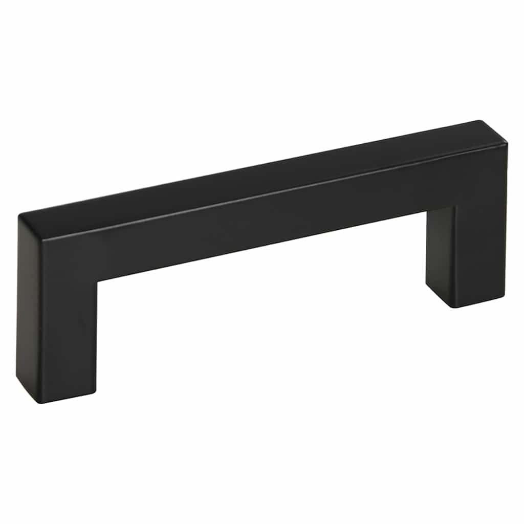 vidaXL Λαβές Ντουλαπιών 10 τεμ. Μαύρες 96 χιλ. από Ανοξείδωτο Ατσάλι