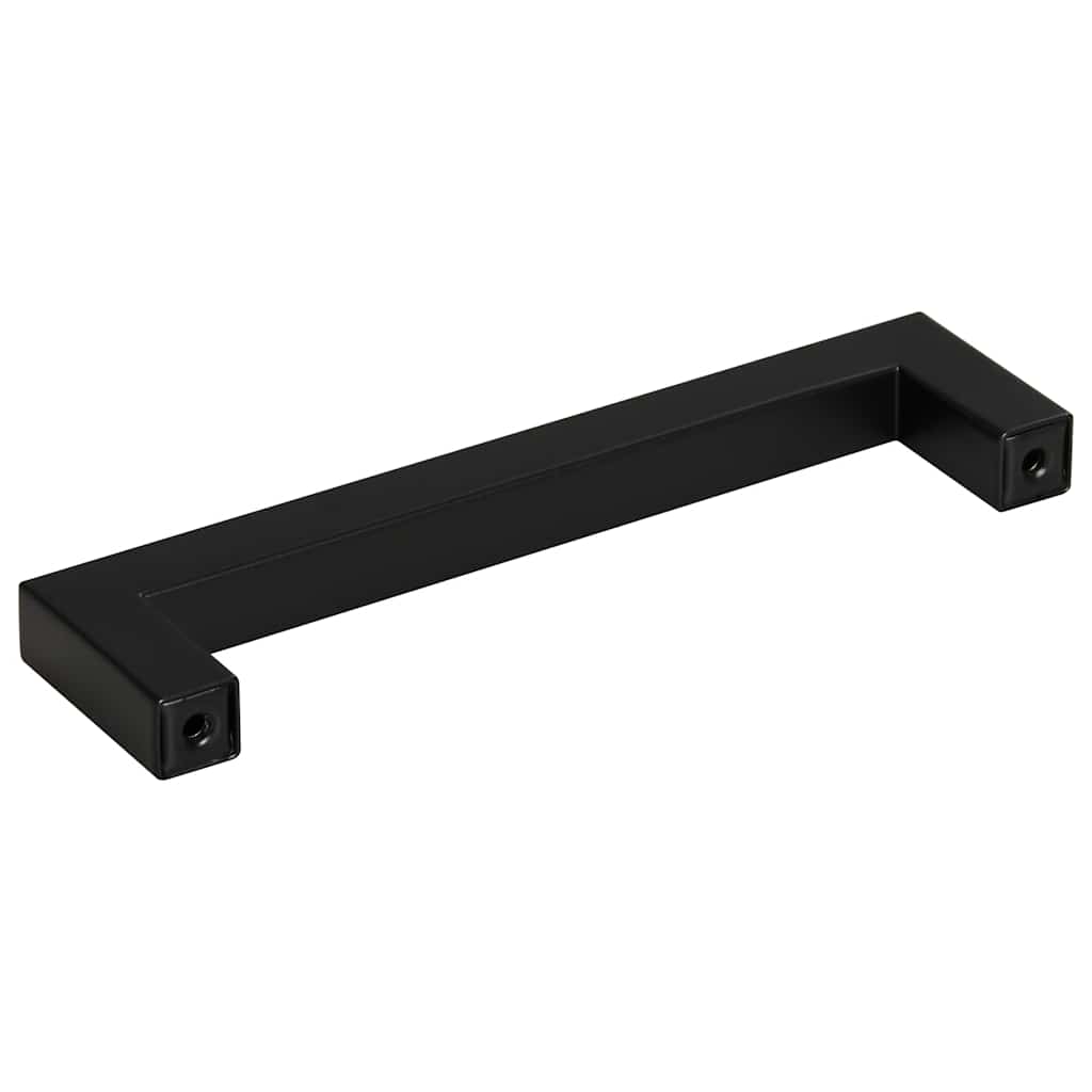 vidaXL Λαβές Ντουλαπιών 10 τεμ. Μαύρες 128 χιλ. από Ανοξείδωτο Ατσάλι